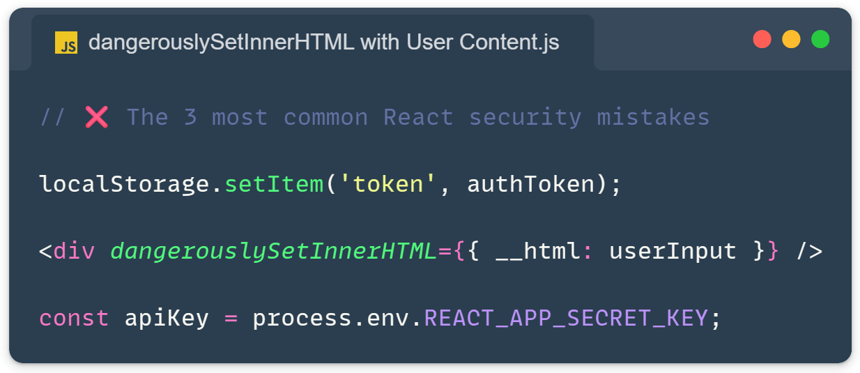 7 React Security Mistakes Developers Still Make